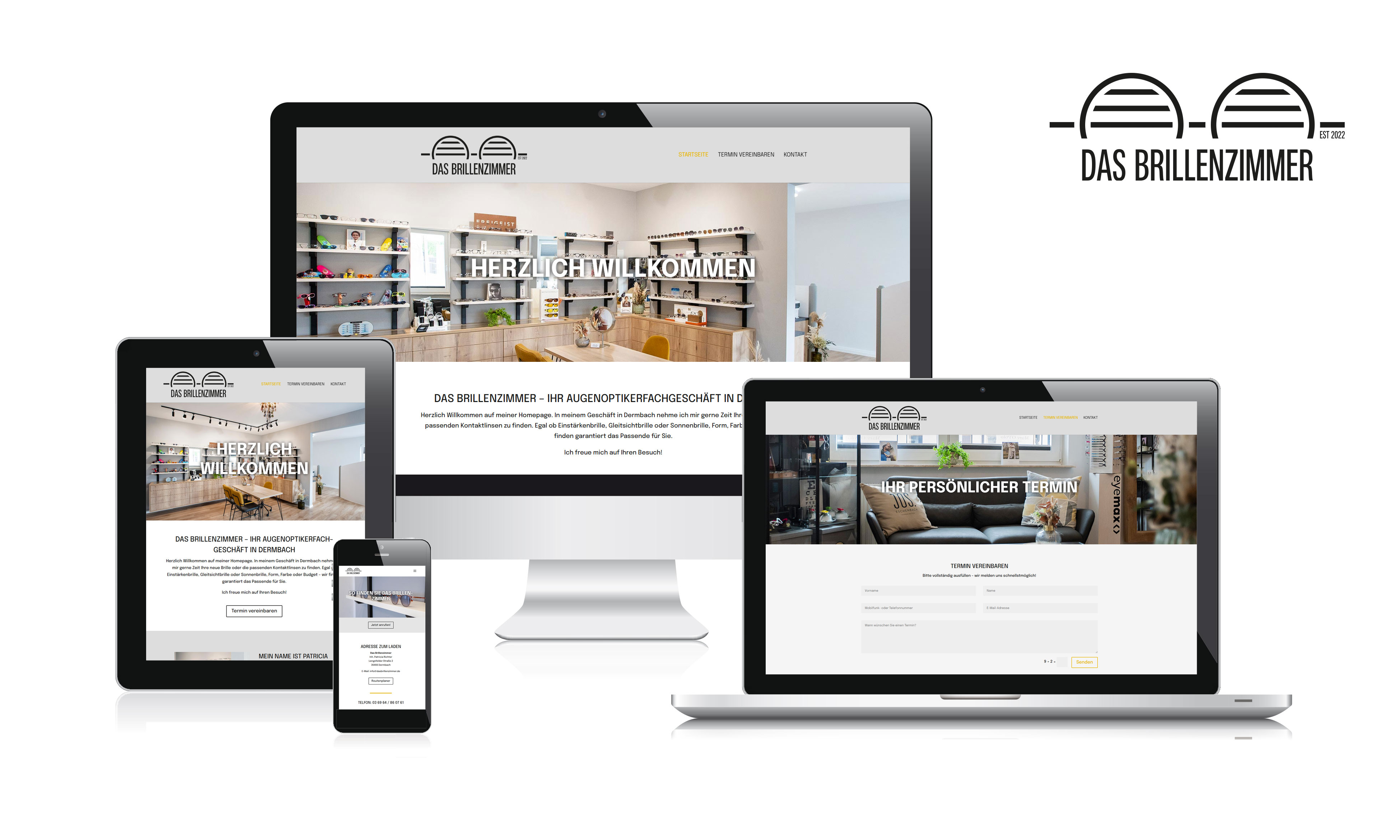 Webdesign-Referenz www.dasbrillenzimmer.de Webdesign-Referenz www.dasbrillenzimmer.de